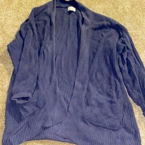 Universal Thread Navy Blue Oversized Cardigan